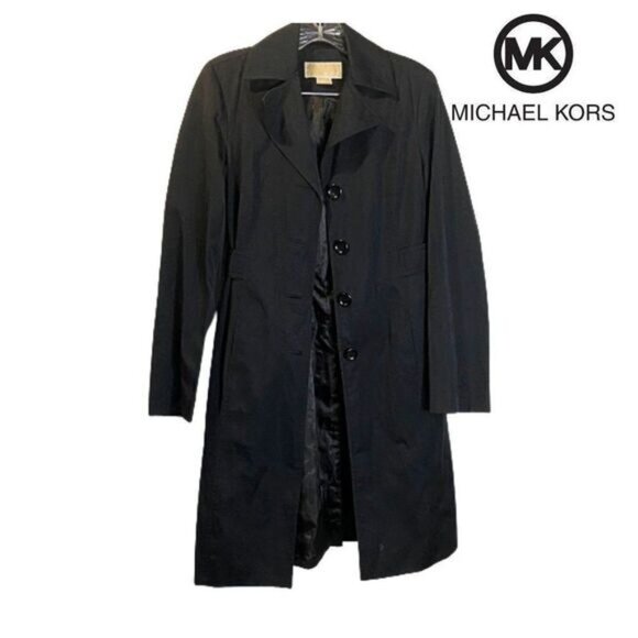 MICHAEL‎ MICHAEL KORS Women's Single-Breasted Walker Coat - Picture 1 of 6